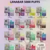 LANA BAR5000口 一次性/拋棄式電子煙  可充電