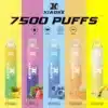 XIAOKE 7500 PUFFS 梟客棄式抛電子烟 一次性霧化桿 炫酷跑馬燈